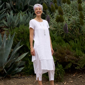 MORNING LIGHT DRESS  - 100% Cotton - Kundalini Yoga Clothes - Summer Dress - Beautiful Comfy Dress - White Dress - White Clothing