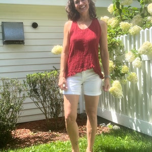 BLESSING TANK - 100% Cotton - Natural Fiber - Yoga Top - Soft Comfy Basics - Gift for her - Cozy Tank Top - Softest Cotton - Best Basics