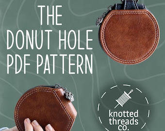 The Donut Hole PDF Pattern | Designer-Style Key Chain Pouch | Intermediate | Instant Download
