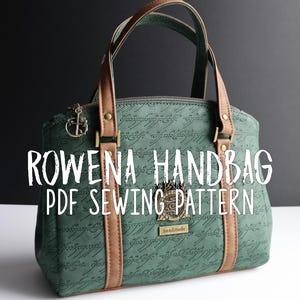 Patrón PDF del bolso Rowena / Patrón de costura 2 en 1 / Bolso de tres compartimentos