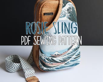 Rosie Sling PDF Sewing Pattern | Ambidextrous Sling w/Spacious Front Pocket