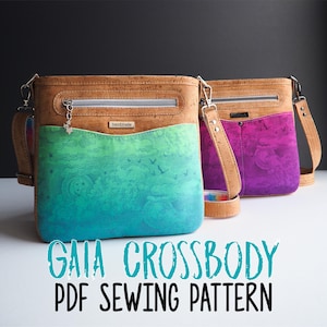 Patron PDF du sac à bandoulière Gaia