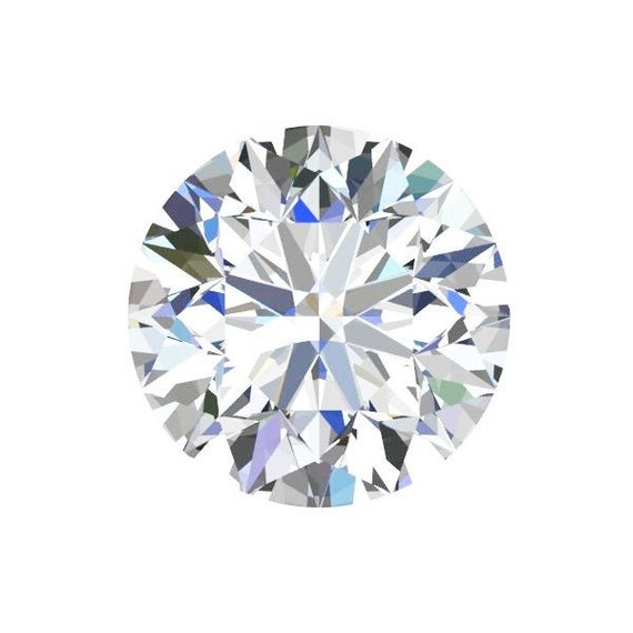 Moissanite Blue VVS1 Brilliant Round Cut 4.00 MM to 8.25 MM Loose For Jewelry