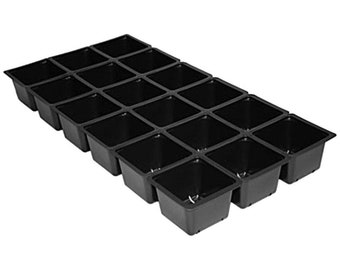 1801 Insert Trays,  (Qty. 10), 1801 tray inserts, 180 cells will fill 10 flats, Planting Trays, Wheat Grass Trays, Germinating Trays