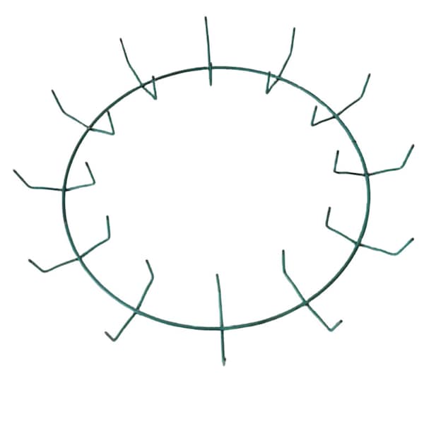 12 Inch Wire Wreath Form, (Qty. 10),  Clamp Style Wreath Form, Great For Live Greenery