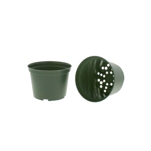 6 inch Flower Pot (Qty. 100), Nursery Container, Greenhouse Azalea Pots, Green