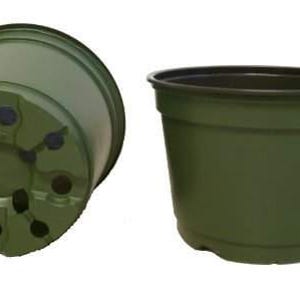 100 NEW 6 Inch TEKU Plastic Nursery Pots - Azalea Style ~ Pots ARE 6 Inch Round At the Top and 4.25 Inch Deep.