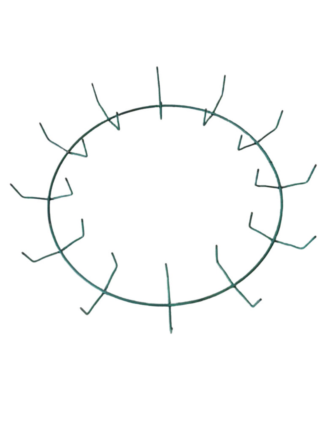 12 Inch Wire Wreath Form, Clamp Style Wreath Form, Great for Live