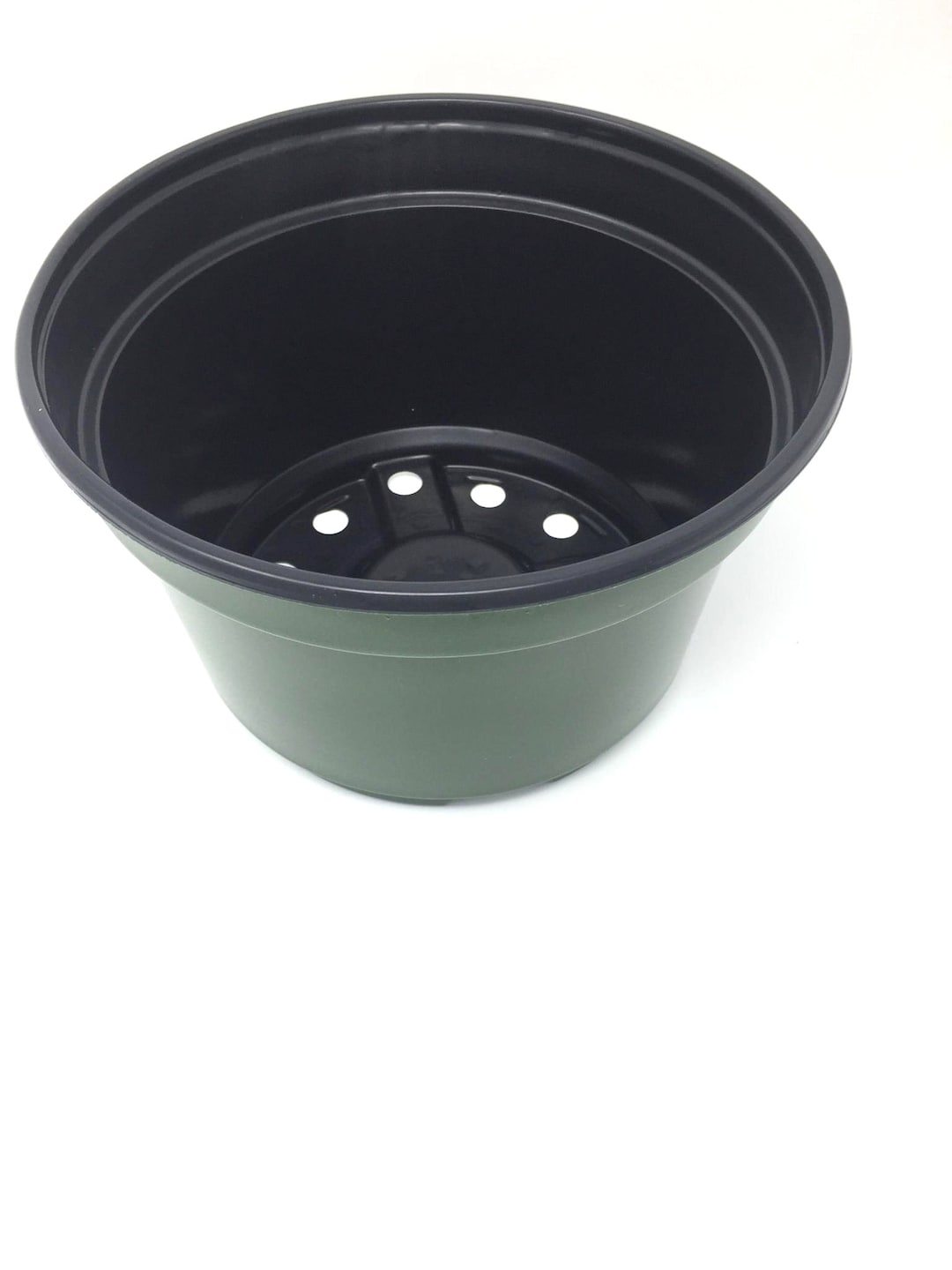 8 Flower Pot,  Qty. 25  Lightweight Mum Pan, 8x5 Green Greenhouse Container