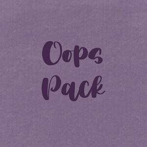 Oops Pack of Stickers