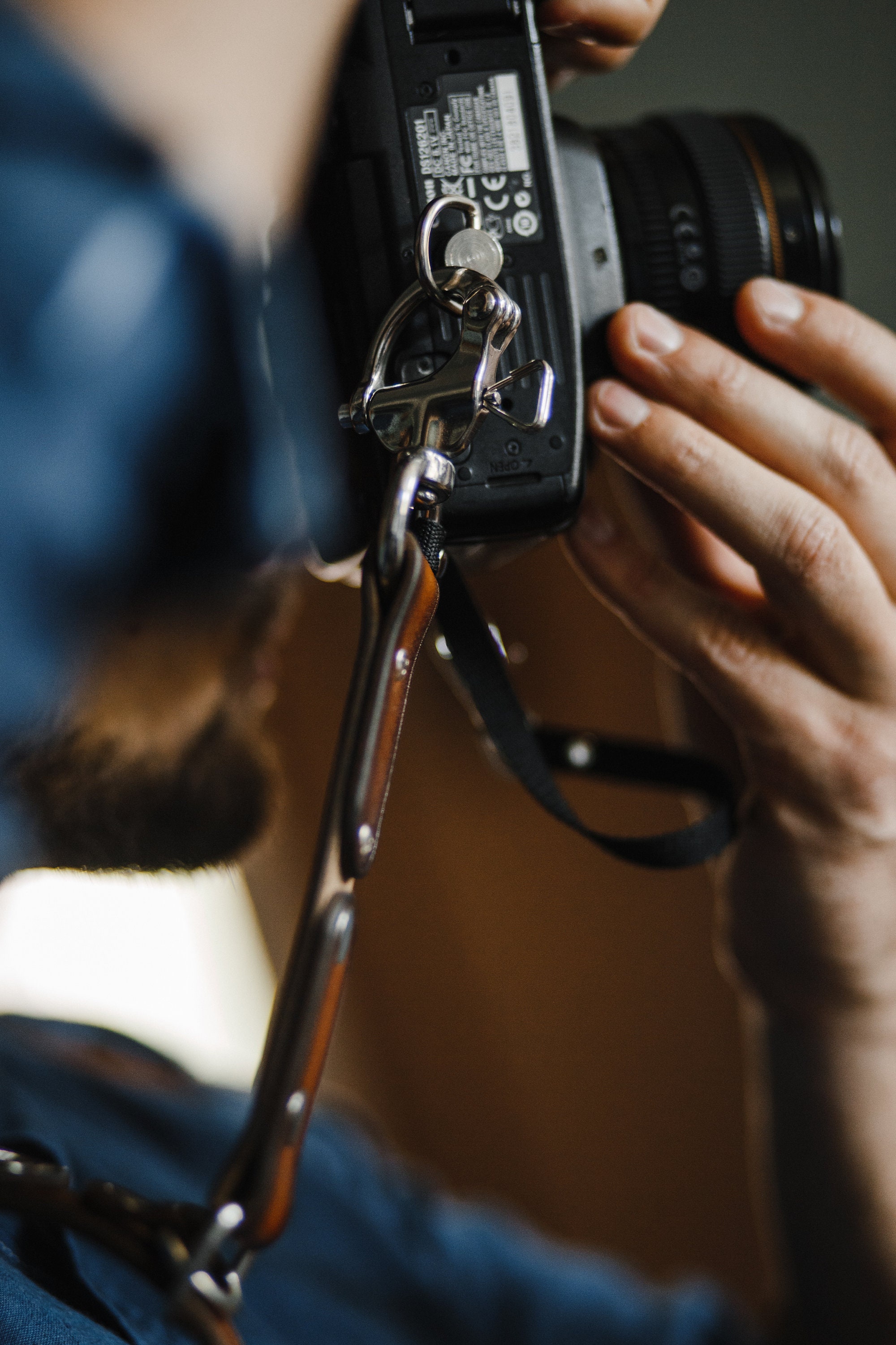 Personalized Leather Camera Holster Dual Camera Strap Etsy UK