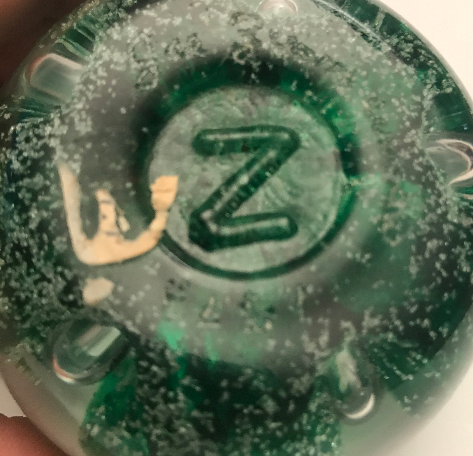 Vintage Joe Zimmerman 1970s Art Glass Paperweight Signed and Etsy