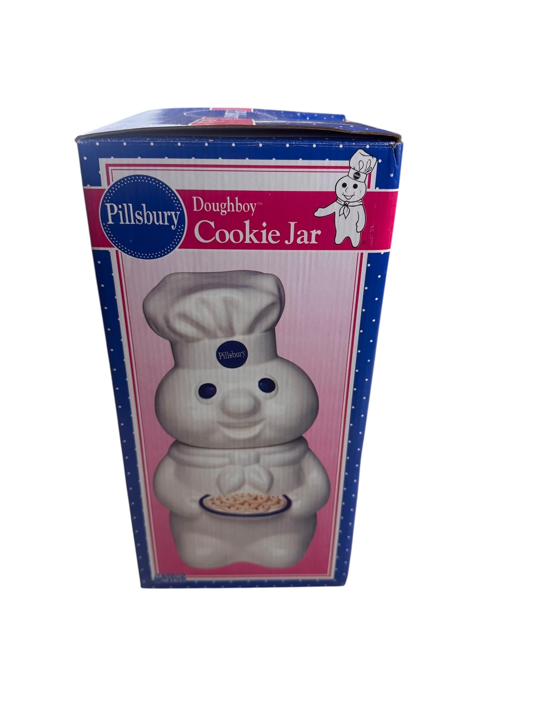 Vintage 1997 Pillsbury Doughboy Cookie Jar 12” New in Box - Etsy