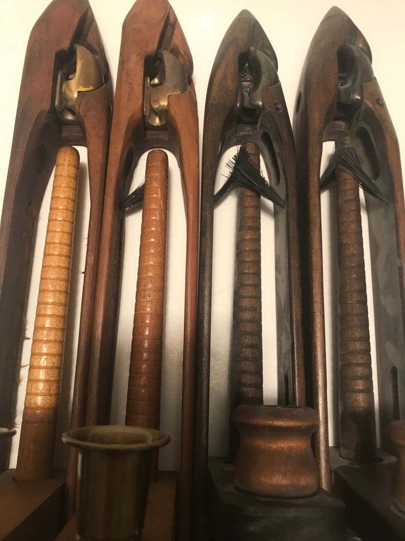 Weaving Shuttles/modified Candle Holders Etsy