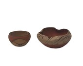 Native American Maricopa indian pottery and santa ana or zia pueblo pieces