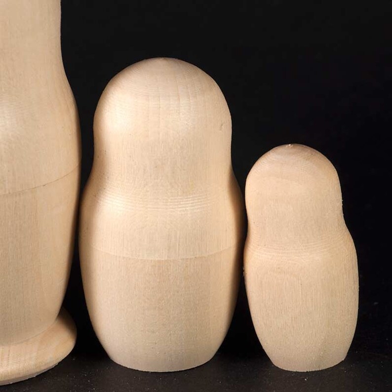 blank russian nesting dolls