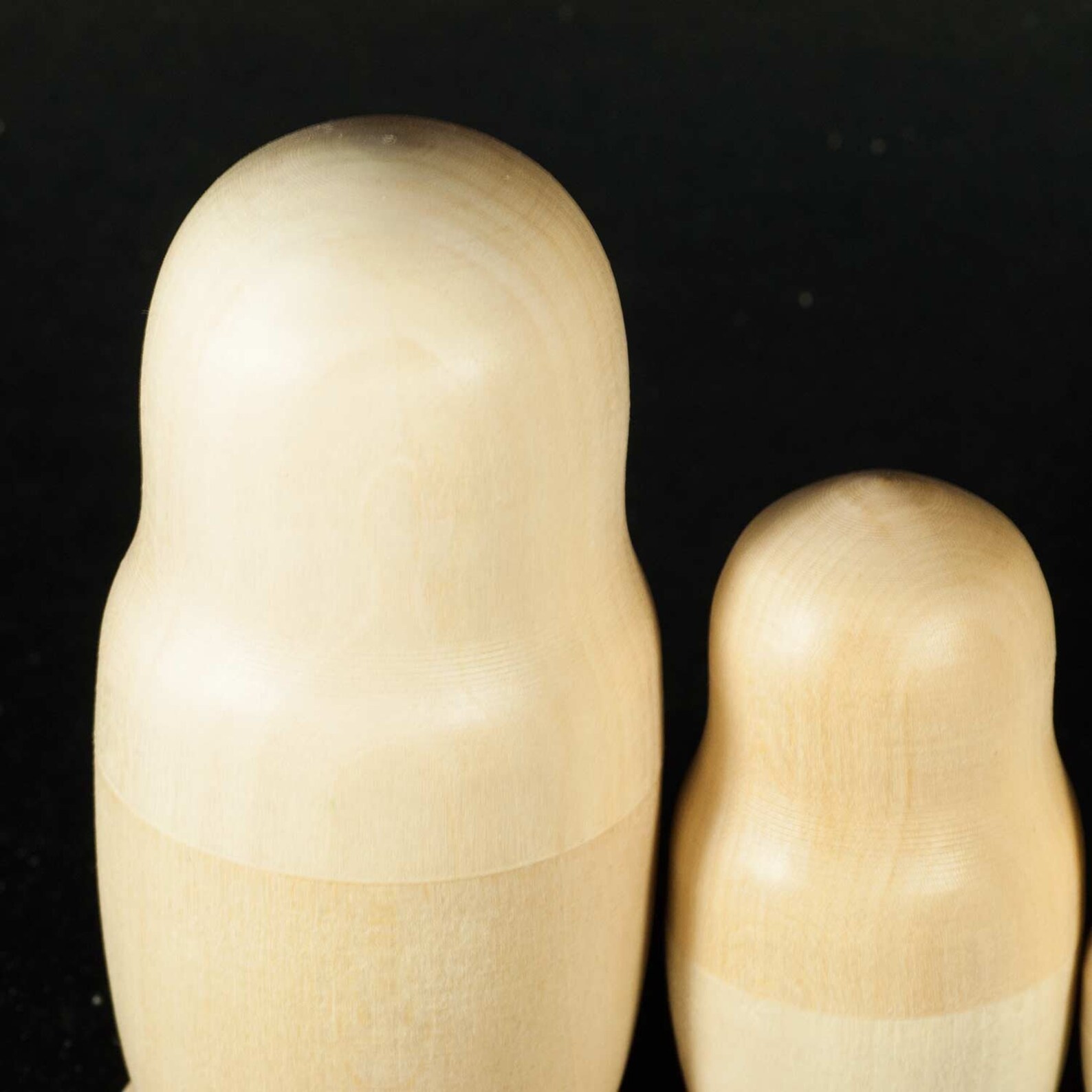 Blank Nesting Doll 5 piece set 10 cm/4 tall Unpainted Etsy