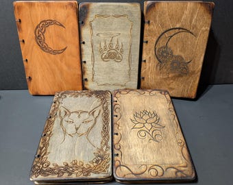 Hand bound, Notebooks, Sketch Book, Custom Paper, Grimoire, Diary