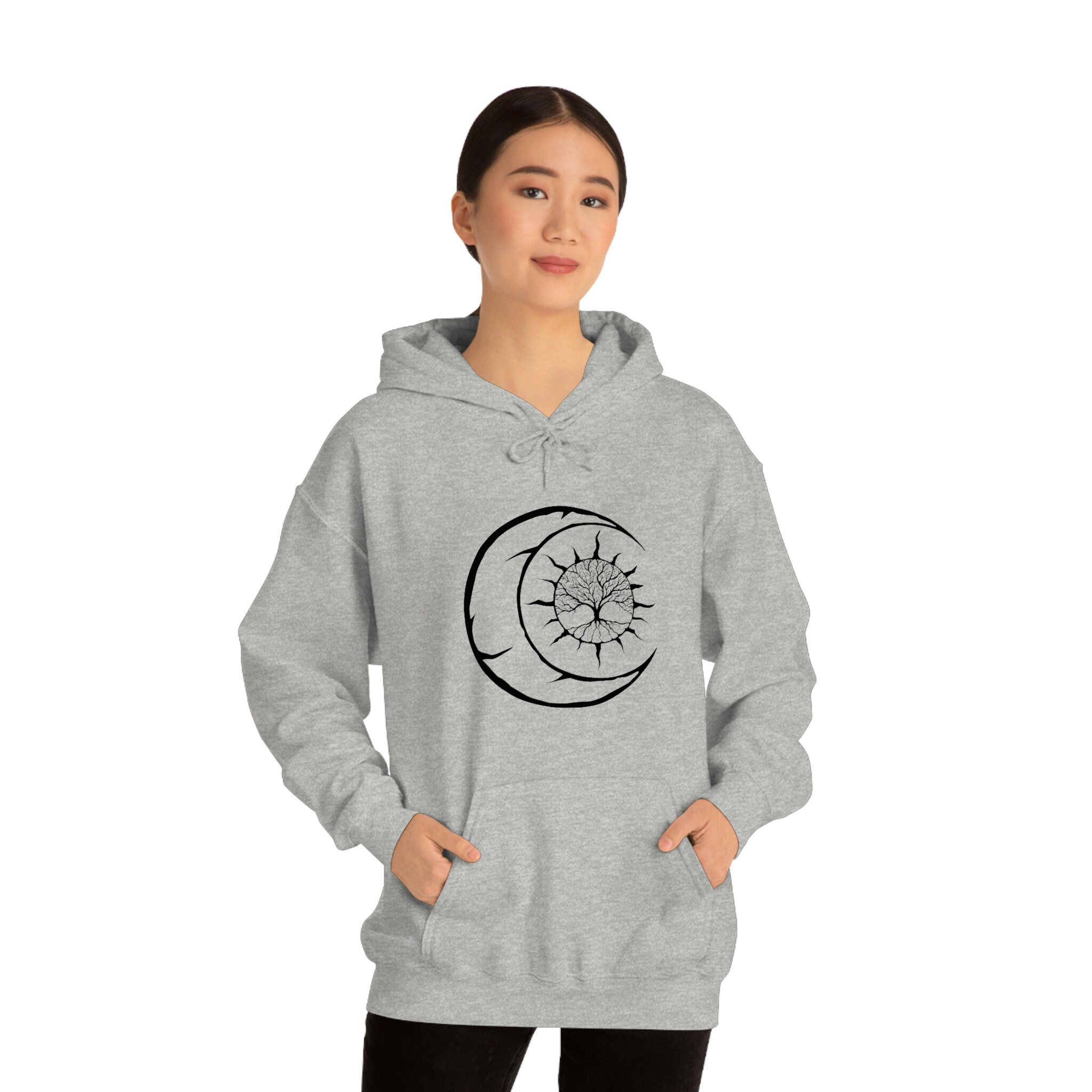 Moon Sun Tree, Unisex Heavy Blend Hooded Sweatshirt - Etsy