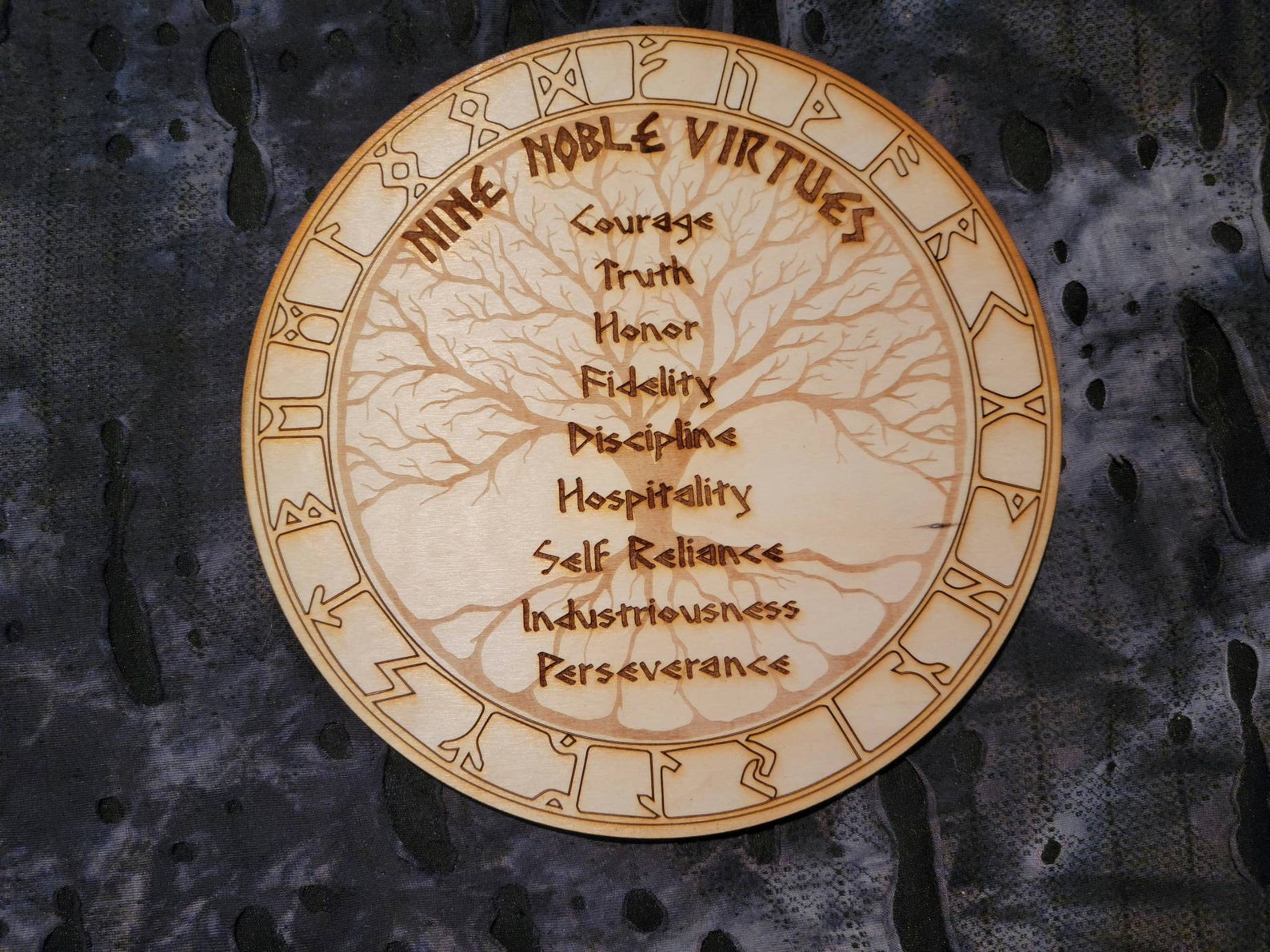 Nine Noble Virtues Odin Norse - Etsy UK