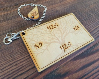 Pendulum Board, pocket size, Dowsing, Divination