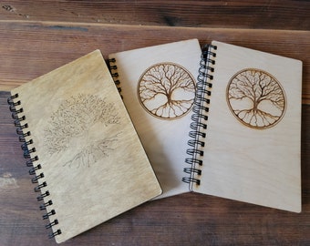 Tree of Life Spiral Notebook, Sketchbook,