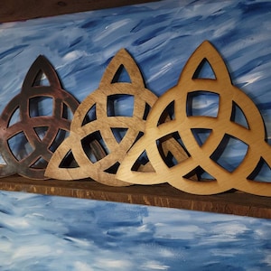 Triquetra, Trinity Knot, wall Hanging, Art, Alter Piece, Triple Goddess