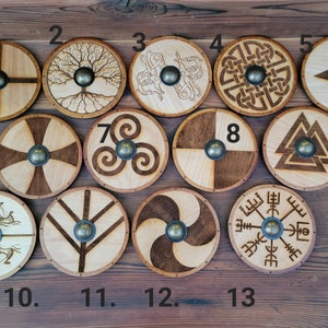 3 inch Mini Shields, Viking Shields