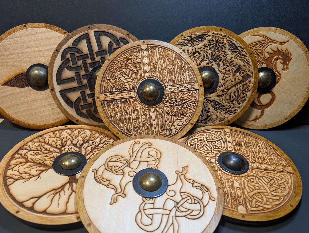 6 Inch Mini Shields, Viking Shields - Etsy