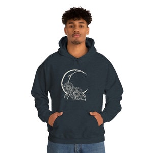 Sunflower Moon Unisex Heavy Blend Hooded Sweatshirt image 7