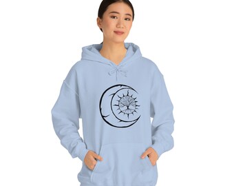 Moon Sun Tree, Unisex Heavy Blend Hooded Sweatshirt