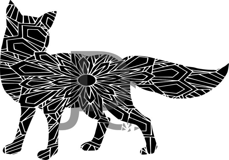 Download Fox Mandala Svg Free For Cricut - Layered SVG Cut File