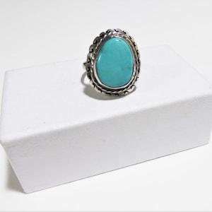 Sterling Silver and Turquoise Ring