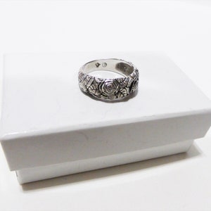 Sterling Silver Roses Ring