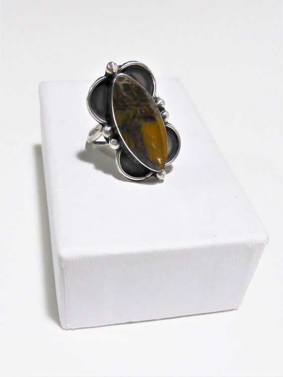 Sterling Silver Boho Ring - image 1