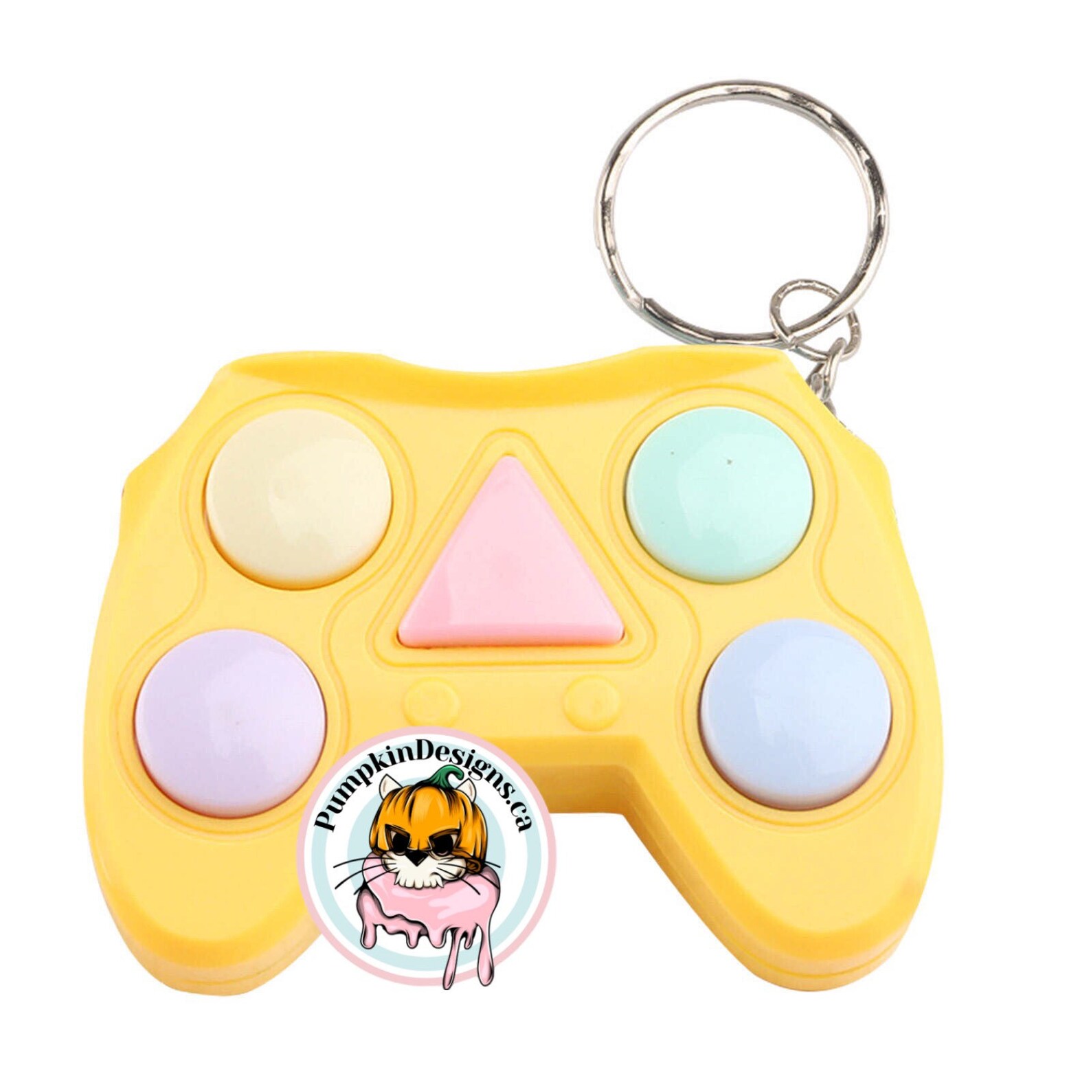 Game Fidget Sensory Keychain Mini With Battery Etsy