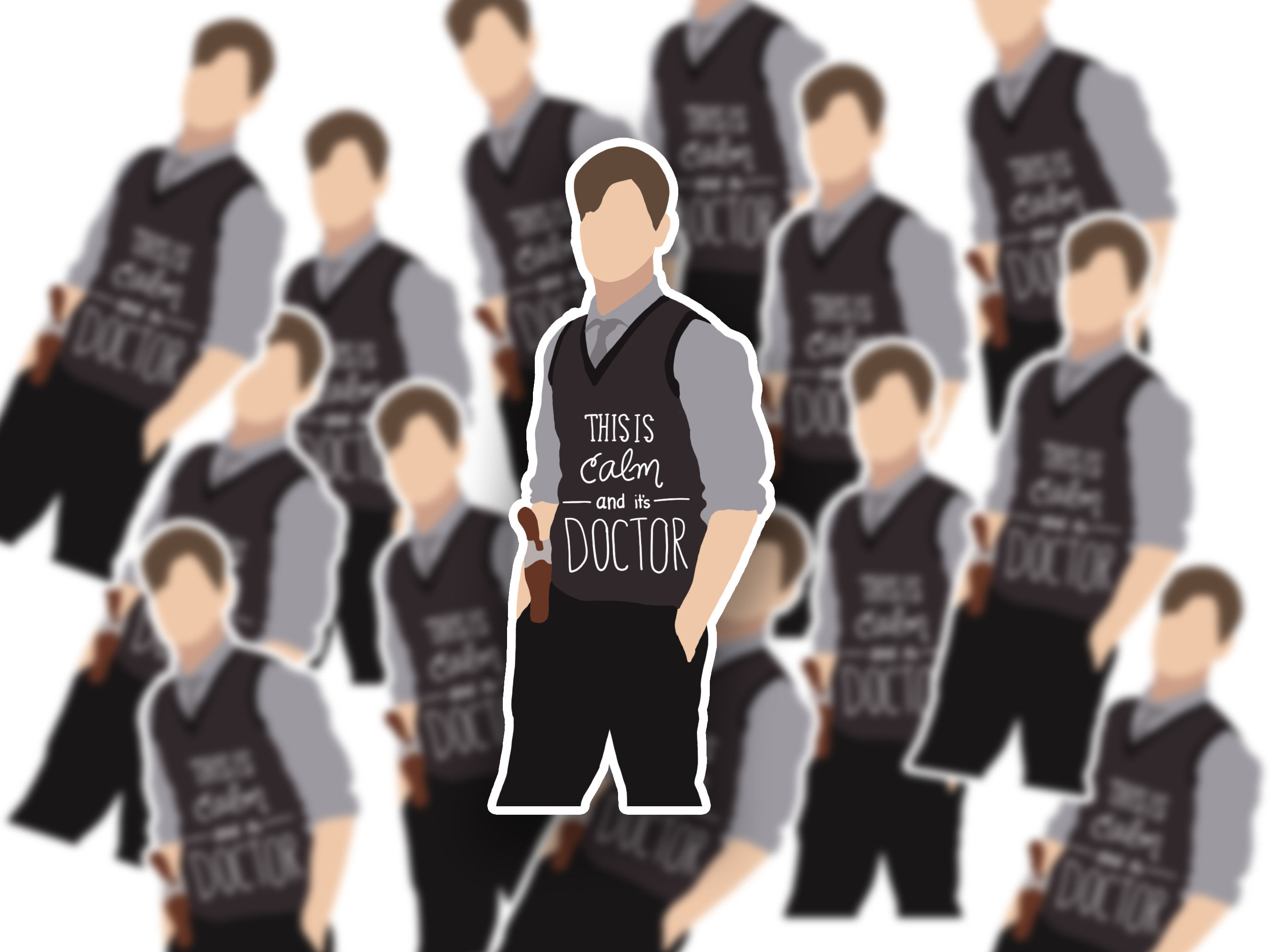 Dr. Spencer Reid Sticker: Criminal Minds Quote - \, image size:2700x2025