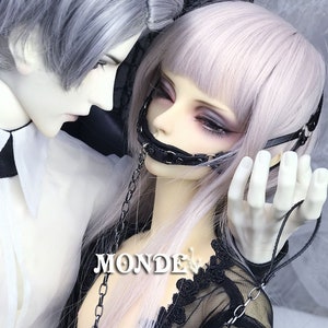 BJD SD DD 1/3 Mouth Gag (Non Chain / Whit Chain) - MAS03-13,MAS04-13