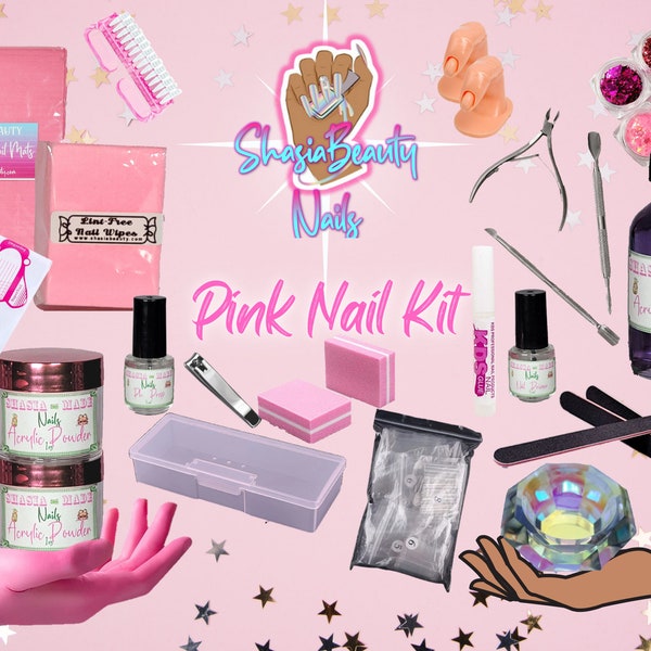 Acrylic Nail Kit Etsy