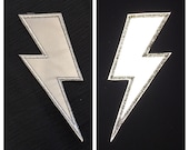 Retro-Reflective Lightning Bolts Patches