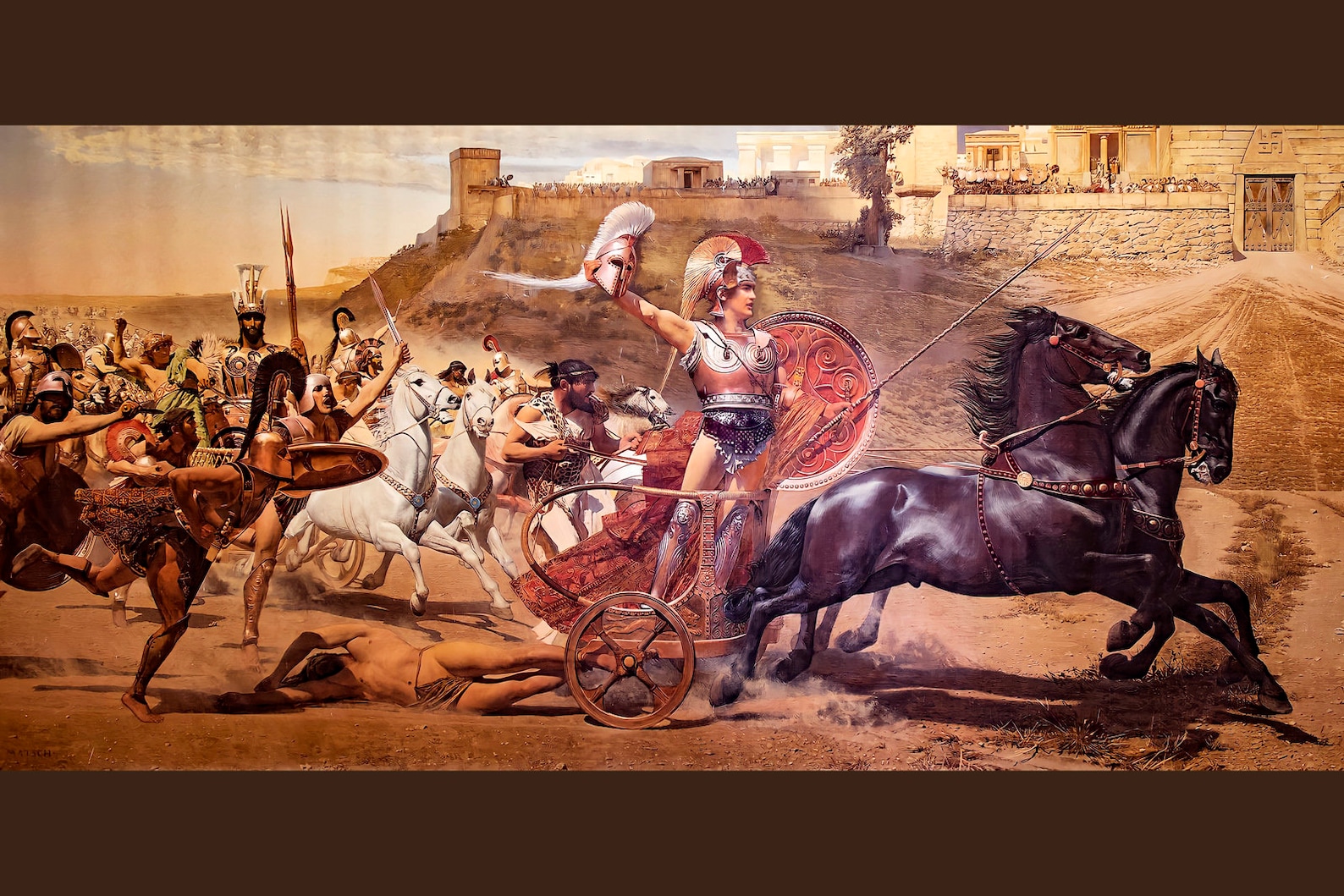 Poster Many Sizes Available Achilles Dragging Hector Around - Etsy