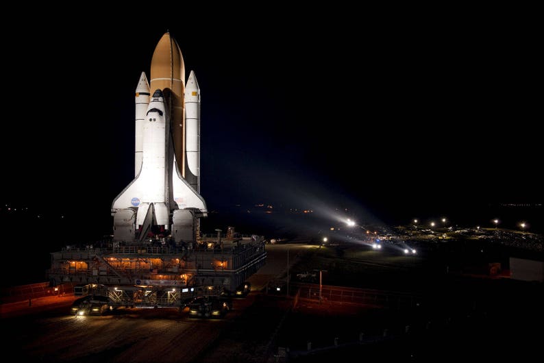 Poster, Many Sizes Available Space Shuttle Atlantis Embarks On Its Final Journey Sts-135 image 1