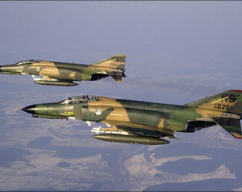 Poster, Many Sizes Available; Air Force F-4 Phantom II 512th 526th Tactical Fighter Squadrons