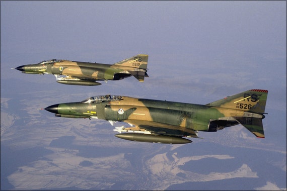 Poster, Many Sizes Available; Air Force F-4 Phantom II 512th