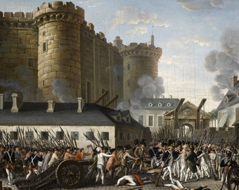 Poster, Many Sizes Available; Storming of the Bastille in Paris, French Revolution, 14 July 1789