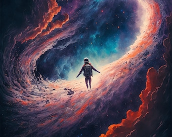 Poster, Many Sizes Available; Astronaut in space p4