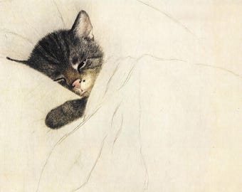 Poster, Many Sizes Available; Chessie the Railroad Kitten by Guido