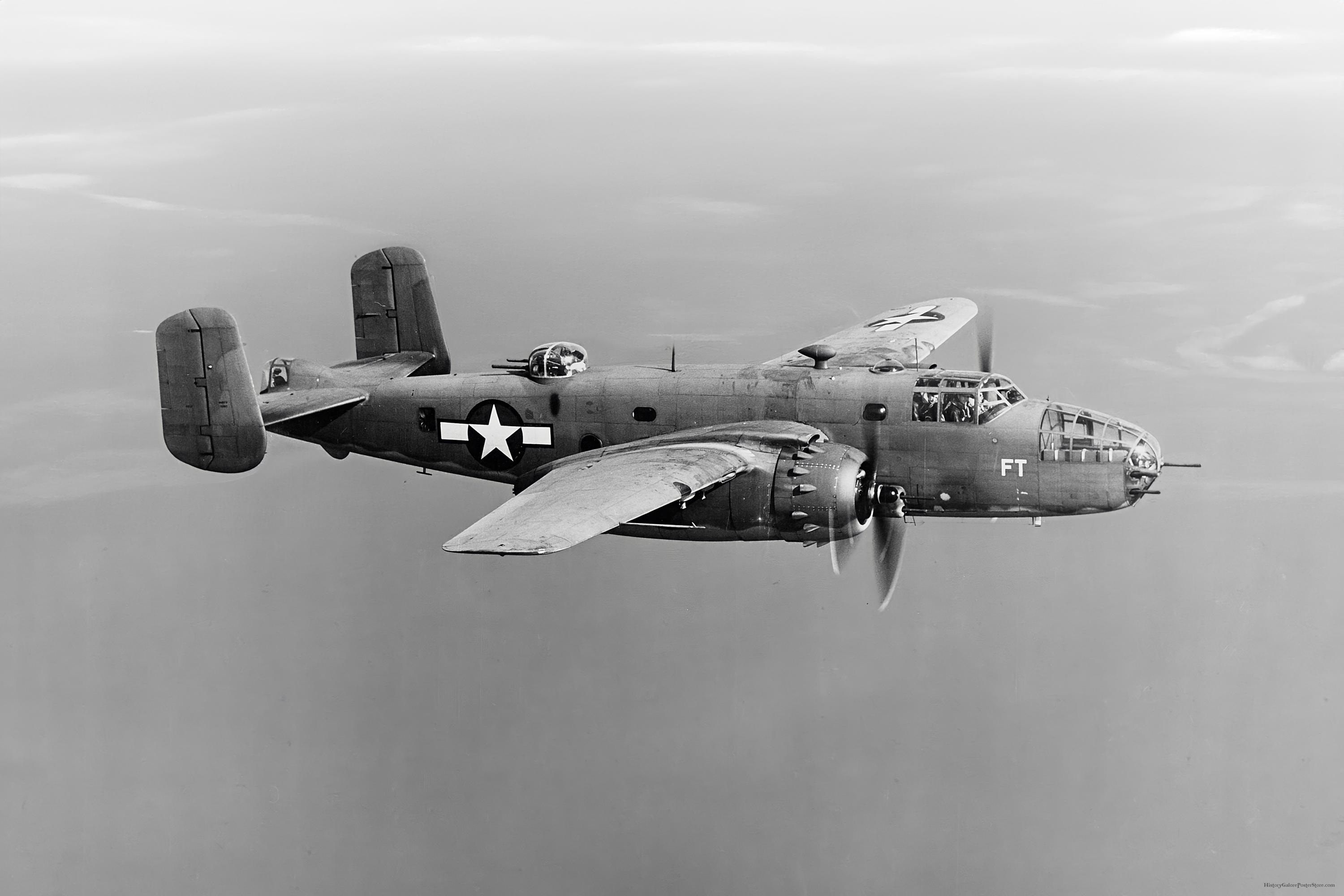 Poster, Many Sizes Available; Navy North American PBJ-1D Mitchell