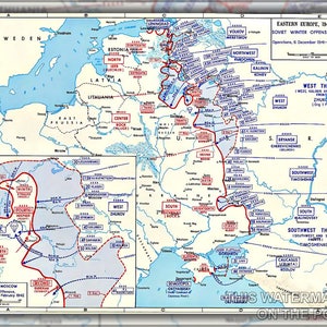 Plakat, viele Größen erhältlich; Sowjetischen Zähler Angriff Winter Gegenangriff, 5. Dezember 1941 bis 7 kann 1942 Betrieb Barbarossa Schlacht von S