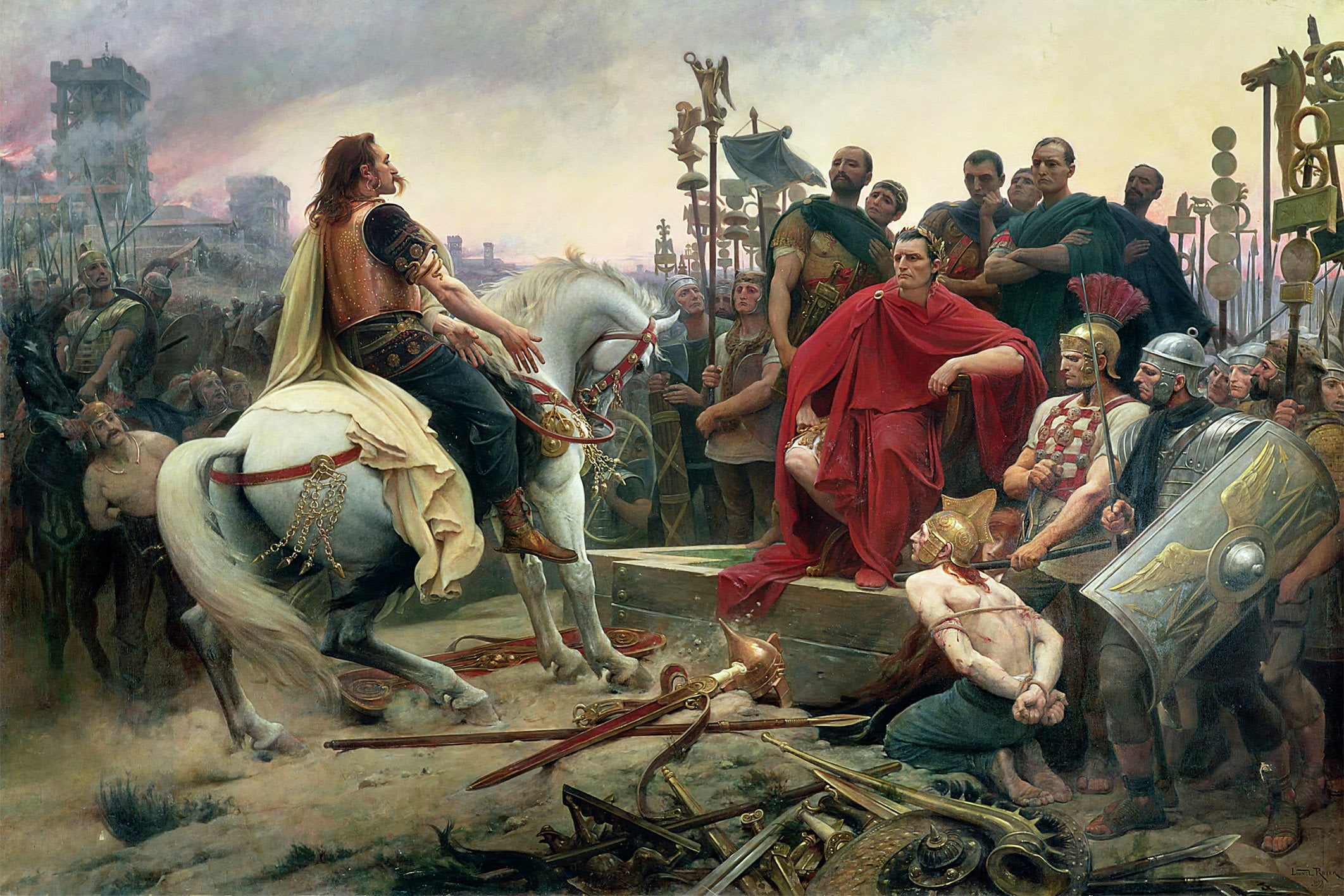 Poster, Many Sizes Available; Vercingetorix Throws Down His Arms